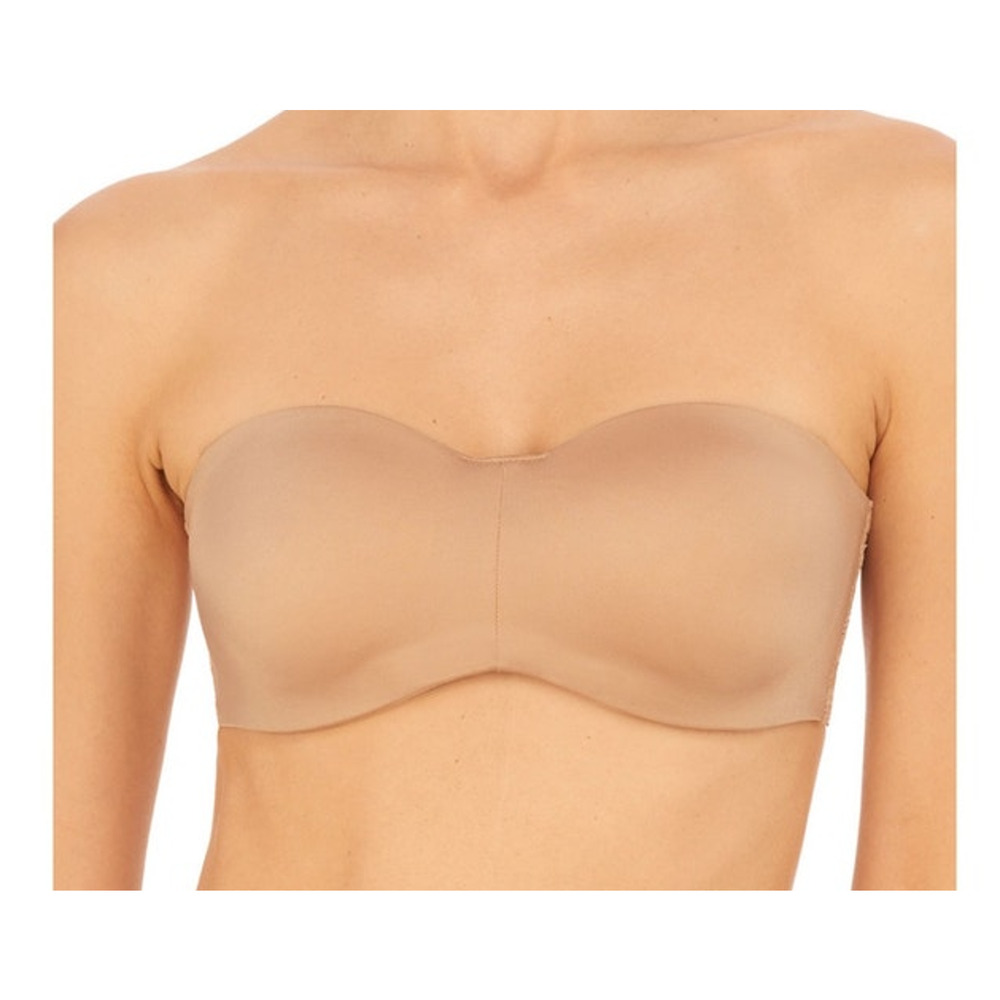 Natori Bra 729313 Adapt Bandeau Underwire tan 34D MISSING STRAPS